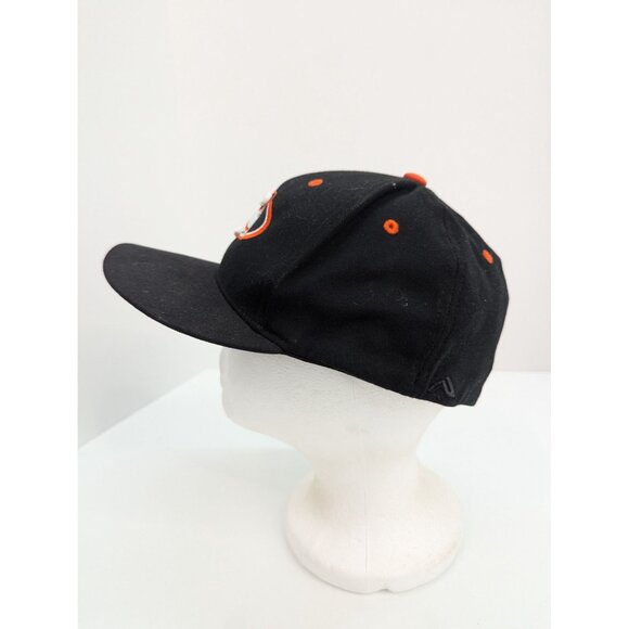 Official Pacific Headwear Baseball Central Fitted Cap Black Med-XL 7 3/8 - 8 - Picture 3 of 8